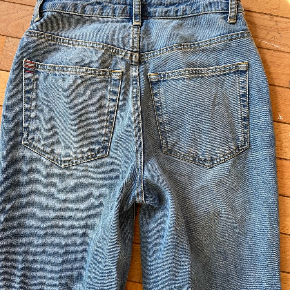 EUC BDG Washed Indigo Ripped Mom Jeans - Picture 8 of 16